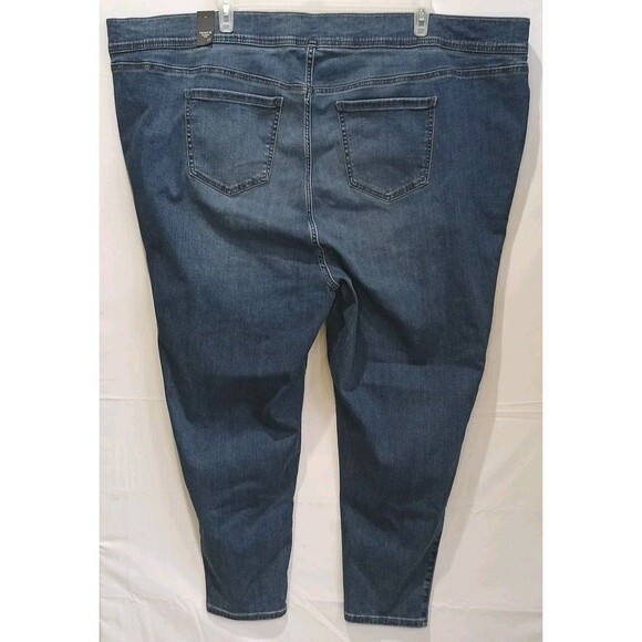 Torrid Jean Skinny Blue Super Soft Mid Rise Pull-on Jeggings Meteor size 6R - Picture 2 of 15